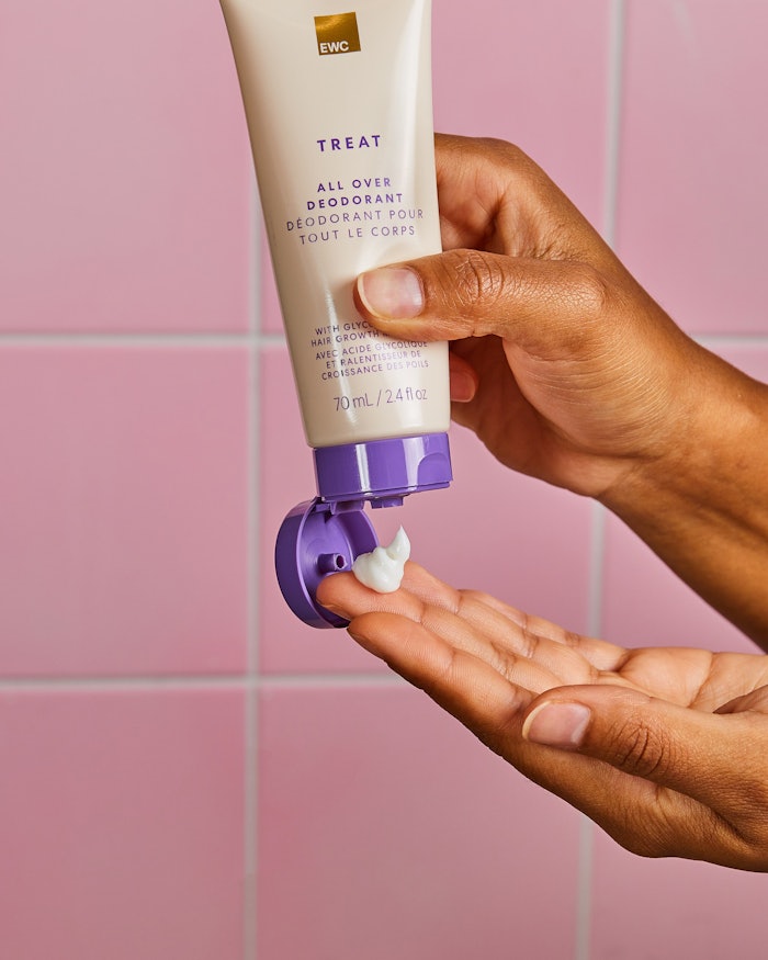 European Wax Center's All Over Deodorant includes fragrance notes of bergamot, orange blossom and sage.