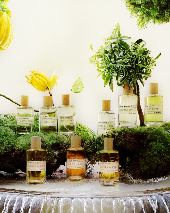 Each of the nine fragrances explores unexpected pairings of fruits, spices and textures.