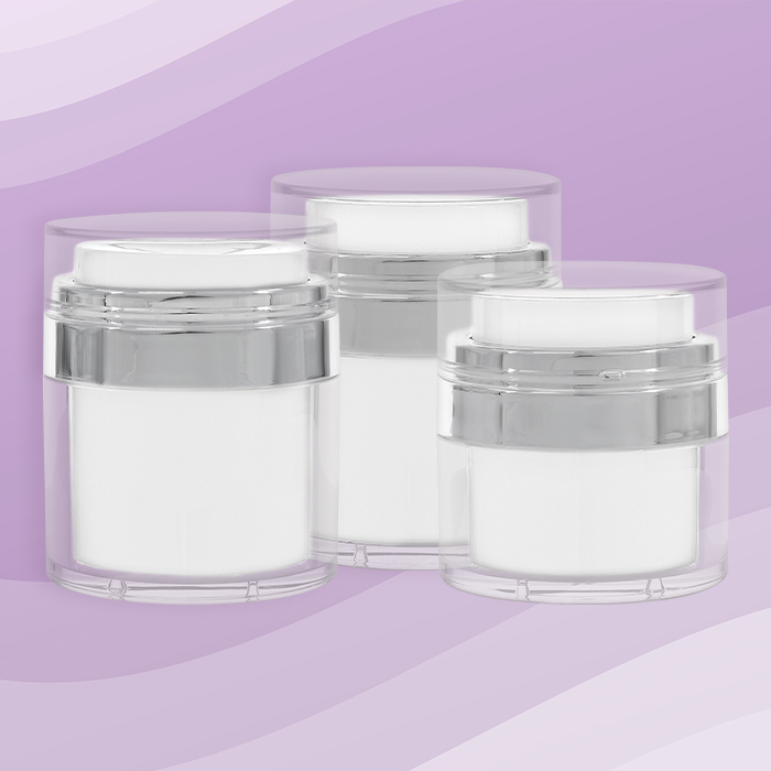 Airless Jars by MPCH are part of McKernan’s Continuous Stock Line.