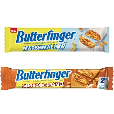 Butterfinger introduced Salted Caramel, followed by Marshmallow, the first new flavors in a decade.