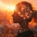 Woman Profile Sunset Molecular Connections Brain Graphic Overlay Adobe Stock 900677897