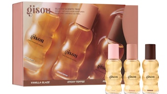Gisou’s hair perfumes’ key ingredients are honey and argan oil, which provide hydration and boosted shine.