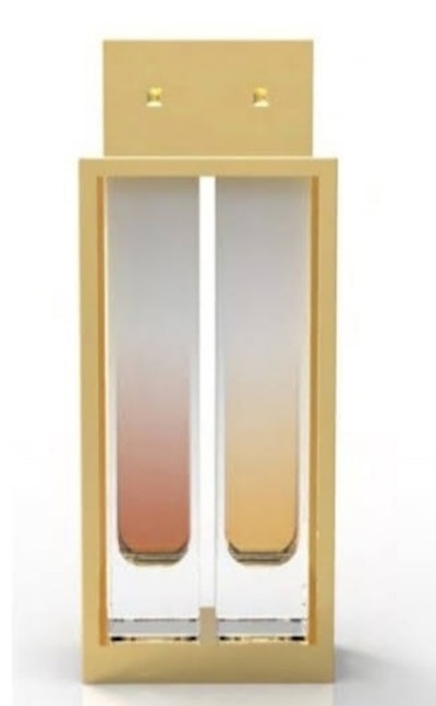 The stereOscent bottle is designed to recreate the 3D nature of scent.