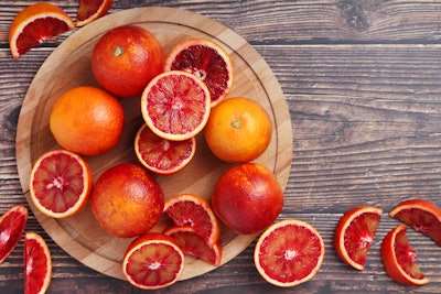 The fresh blood orange ingredient would work in several orange applications as well as fruity candy applications.