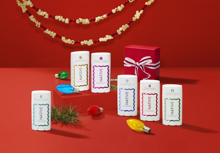 Each scent in Native's holiday collection is formulated without sulfates, parabens, dyes and aluminum.