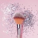 Blush Brush Pink Background Silver Confe Adobe Stock 291736907