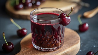 Dark Sweet Cherry’s flavor profile is described as a bold and dominant sweetness with a light tartness to provide balance.