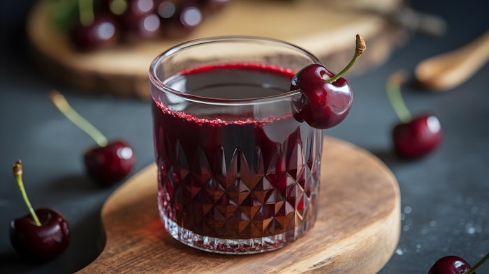 Dark Sweet Cherry’s flavor profile is described as a bold and dominant sweetness with a light tartness to provide balance.