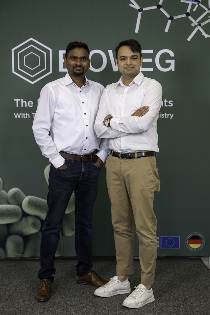 From L: Founders Srinivas Karuturi and Prateek Mahalwar, Ph.D.