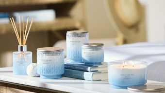 The expanded portfolio includes six mood-evoking scents inspired by coastal fragrance notes.