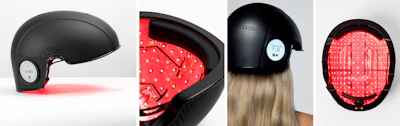 Seventy percent of menopausal women said they’re interested in using an LED hair growth helmet, such as Qure's (pictured), that uses low-level red-light therapy to stimulate hair follicles.