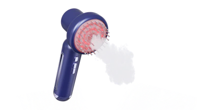 The LED Mist Comb for Scalp Care combines red light therapy with a refillable essential oil mist system. Featuring 14 red light beads, it is designed to support scalp circulation and nourishment while delivering hydration through a soft mist