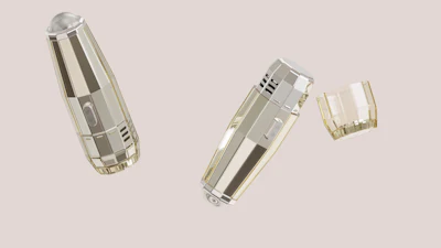 The Dual-End Eye Tool with Cold Compress, a targeted under-eye treatment device that combines red light therapy with a cooling applicator tip.