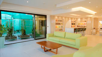 IFF has integrated a research greenhouse known as The Bloomery into the center.