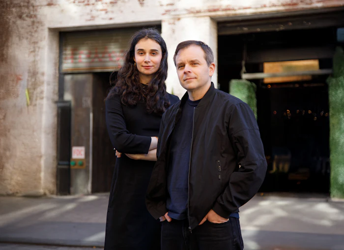 Founded by engineer Laura Sisson (at left) artist-perfumer Sean Raspet (at right), Patina is building a machine-learning–driven platform called Sense1 that models how molecules interact with human olfactory receptors.