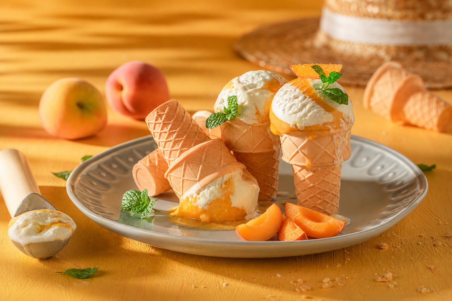 Apricot Peach Ice Cream