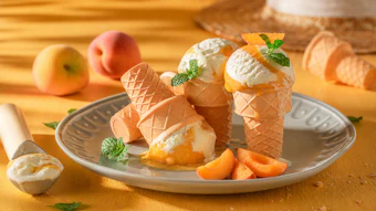 Apricot Peach Ice Cream