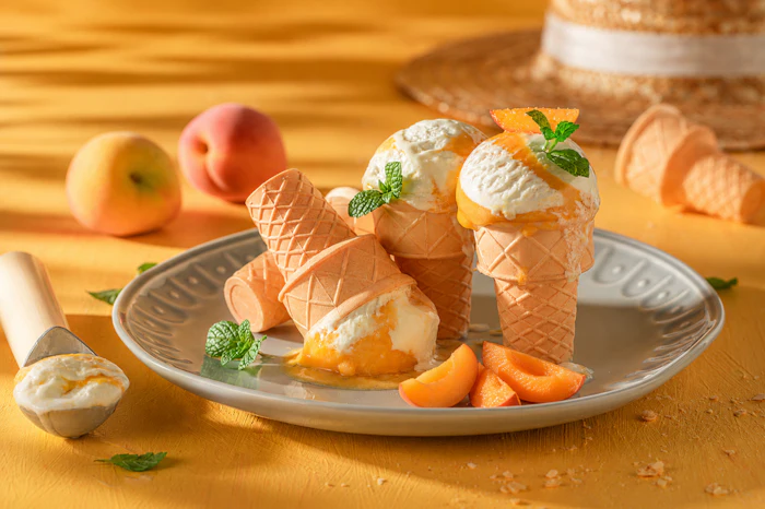 Apricot Peach Ice Cream