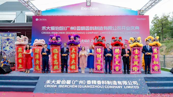 'Iberchem made its first investment in China in 2002,' said José Balibrea, managing director of Iberchem and vice president of Croda's fragrances and flavors division. 'Today, China is our number one country by sales, and Asia is a key pillar of our F&F 2030 growth strategy.'