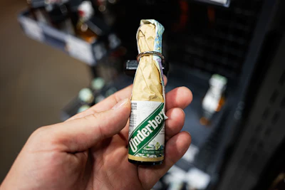 Underberg has been selling tiny bottles of concentrated bitters since 1846. The format is spreading.