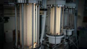 Unlike conventional encapsulation methods, Microcaps' patented microfluidic manufacturing platform uses a step-emulsification process to produce highly uniform fragrance droplets at industrial scale, offering precision, reproducibility and formulation control.