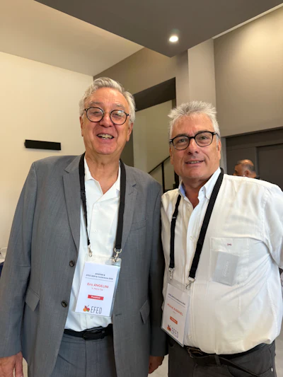 From left: Eric Angelini of Mane and Alain Aubanel of Kerry.