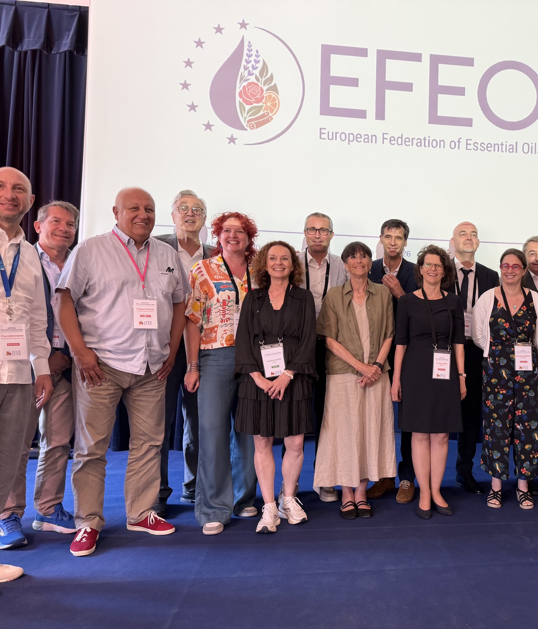 The EFEO 2027 board gathered with various other attendees.