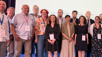 The EFEO 2027 board gathered with various other attendees.
