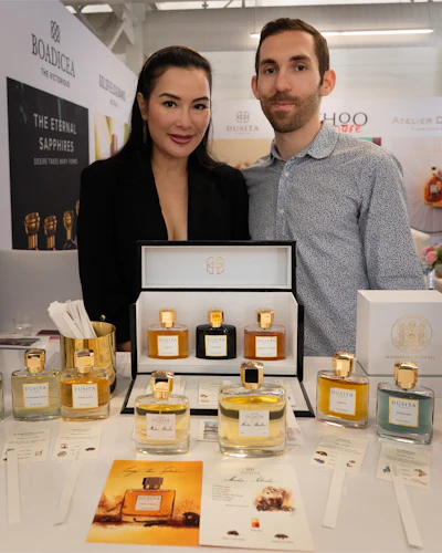To quench their thirst for tea scents and Asian inspired notes, perfume lovers enjoyed the new Tears and Smiles Pineapple and Oolong Tea scent by Gatsby Yeh for Scent Trunk, and the enticing and opulent scents from Thai brands Parfums Dusita, Glin Dee, Siam 1928, Prin and Parfum Prissana.