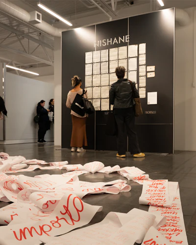 While all the scents were swirling in the air, one wandered into the poetry-driven art exhibition curated by Alexandre Halweni, global experience director for Nishane.