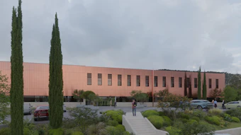 An architect's rendering of the new facility; the center will bring together approximately 250 employees involved in the creation, evaluation and development of fragrances for consumer goods, including perfumers, evaluators, scientific experts, development teams and technical staff.