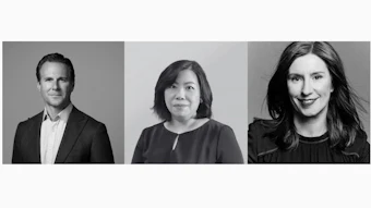 From left: Justin Boxford, global president, Luxury Beauty Brands, Erica Kwok, senior vice president and general manager of Estée Lauder, and Magalie Parksuwan, senior vice president and general manager, La Mer.