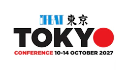IHAT Tokyo Conference 2027 logo with red circle and dates October 10-14