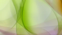Abstract gradient background with flowing green, pink, and purple tones creating soft, organic shapes
